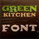 Green Kitchen - Custom Fonts - GraphicRiver Item for Sale