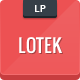 Lotek — Modern App Landing Page - ThemeForest Item for Sale