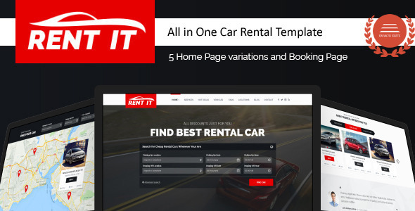 Rent It - Car Rental Bootstrap 5 Template with RTL Support