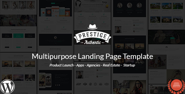 Prestige - Multi Purpose WordPress Landing Pages