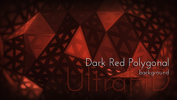 Dark Red Polygonal Triangles