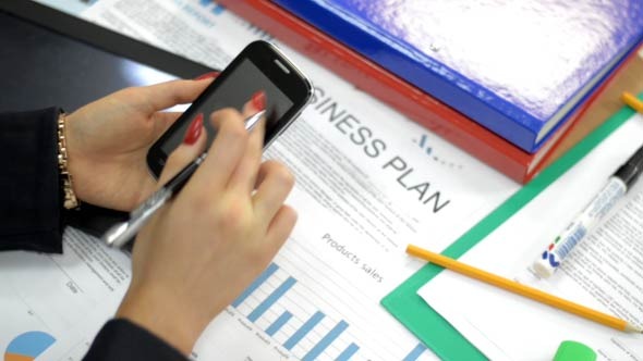 Using Smartphone at Work