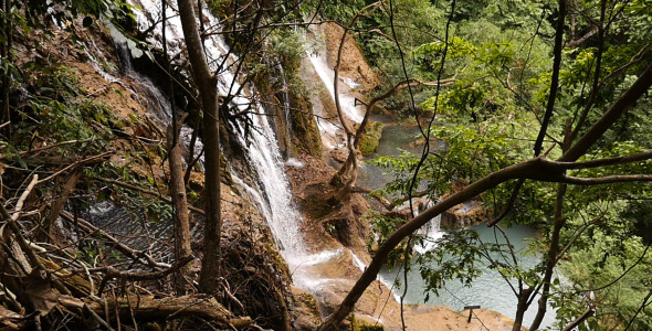 Deep Forest Waterfall