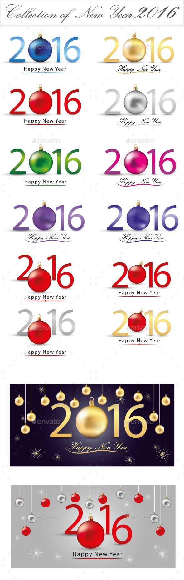 Collection of New Year 2016