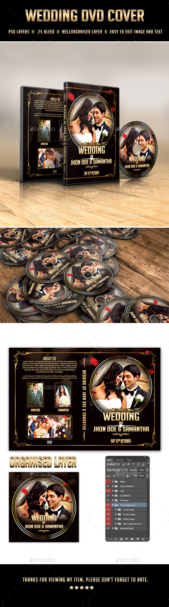 Wedding Dvd Psd Graphics Designs Templates From Graphicriver