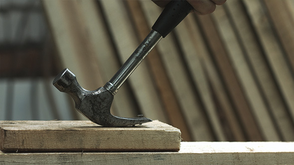 Pulling Nails with Hammer