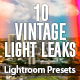 10 Vintage Light Leaks vol.1 - Lightroom Presets - GraphicRiver Item for Sale