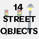 14 Street Objects - 3DOcean Item for Sale