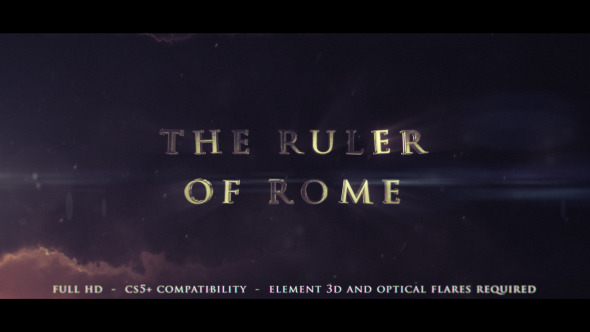 The Ruler Of Rome - Cinematic Trailer