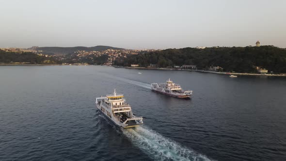 Ferry Boats Bosphorus Istanbul