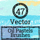 Vector Oil Pastels Brushes - GraphicRiver Item for Sale