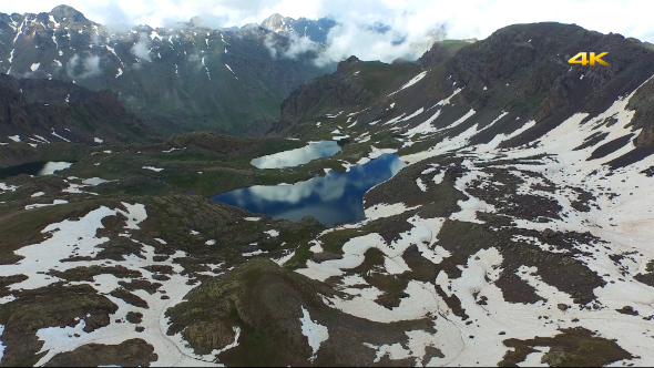 Aerial Mountains and Glacier Lakes 8