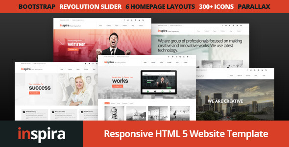 Inspira - Responsive HTML 5 Website Template