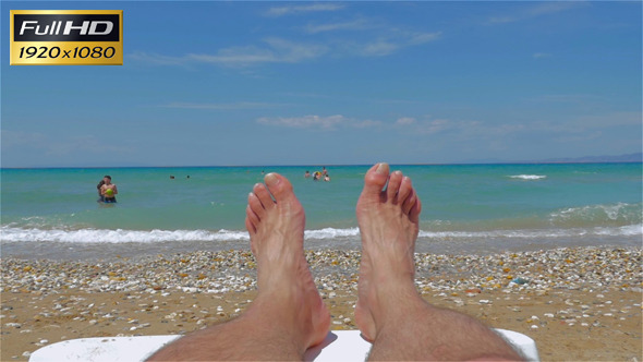 Lying On The Beach