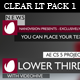 Clear Lower Third Pack 1 - VideoHive Item for Sale