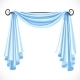 Blue Curtains - GraphicRiver Item for Sale
