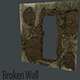 Broken Brick Wall - 3DOcean Item for Sale