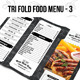 Tri Fold Food Menu - 3 - GraphicRiver Item for Sale