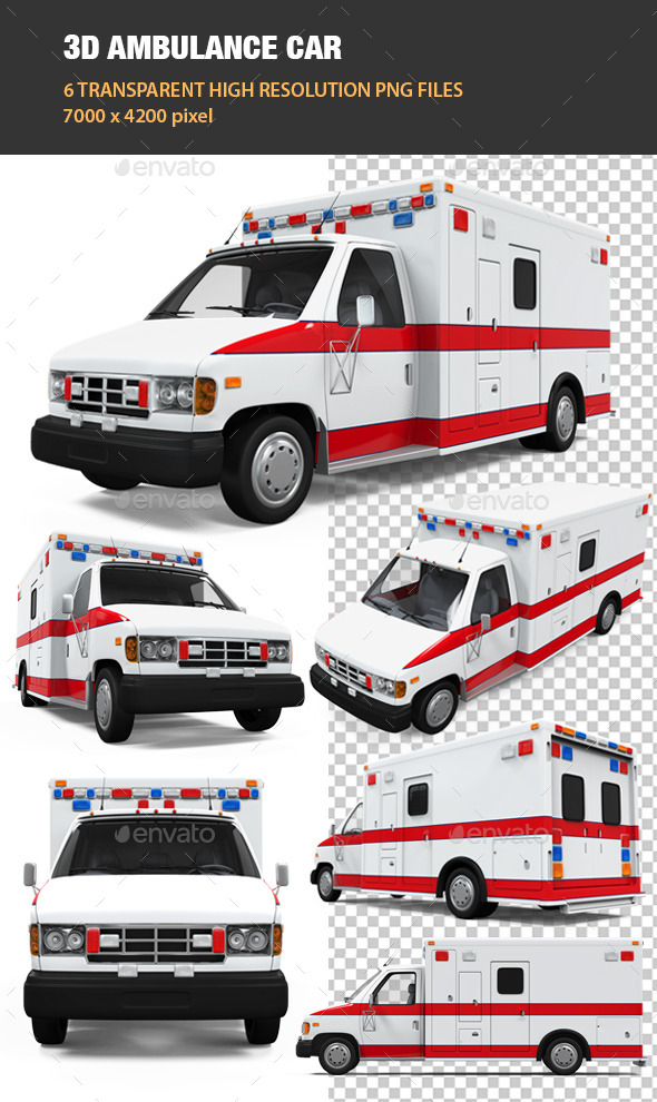 Download Ambulance 3d Graphics Designs Templates From Graphicriver