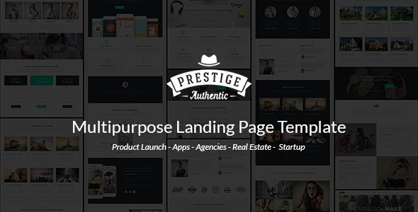 Prestige - Responsive Multi-Purpose Landing Page
