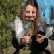 Cheerful Girl Feeding Pigeons In Park - VideoHive Item for Sale