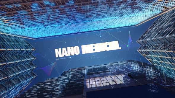 Digital Skyscrapers Business Word   Nano Medical