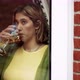 Woman drinking wine - VideoHive Item for Sale
