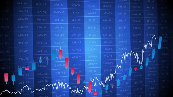 Business Financial Stock Price Data Chart K Line Trend Chart