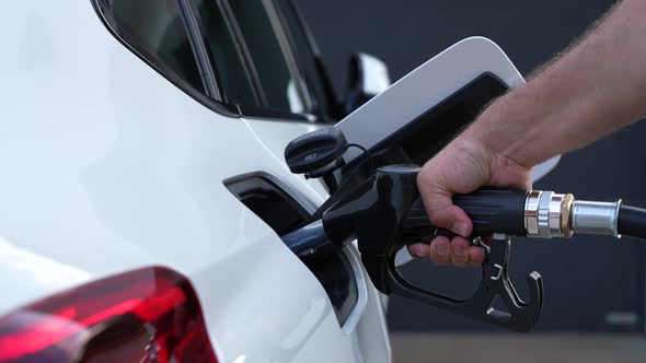 Diesel Car at the Fuel Station 72