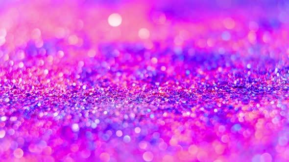 Purple Circular Bokeh Particles Glitter Awards Dust Gradient Abstract Background