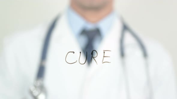 Cure, Doctor Writing on Screen