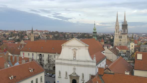 Panoramic view of Zagreb