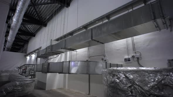 Air Ventilation System in an Industrial Building