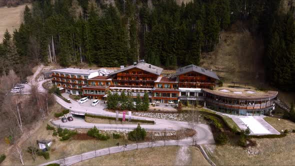 Beautiful Hotel in the Middle of the Alpine Mountains