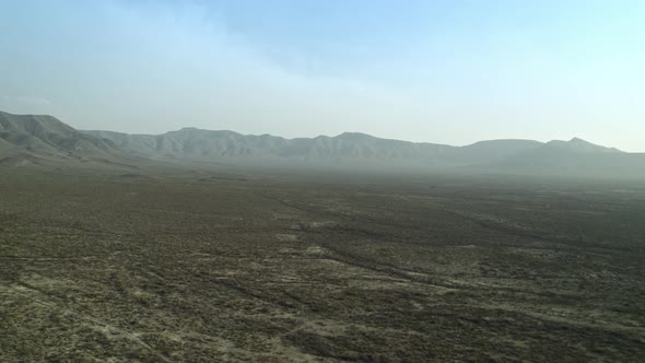 DRONE DAY CLOUDY NORTH COAHUILA MEXICO SEMI-DESERT MOUNTAIN LA AZUFROSA AREA