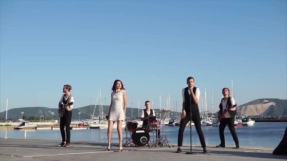 Musical Performance in the Harbor