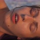 Attractive Soulful Nude Emotive Caucasian Female at a Salt Lake in Slow Motion - VideoHive Item for Sale