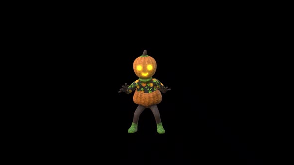 Pumpkin Girl Dance 9 – Halloween Concept alt