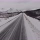 Frozen road in an isolated valley filmed with drone - VideoHive Item for Sale