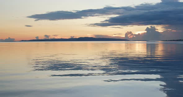 Beautiful Sunset and Sea in Ishigaki Island of Japan