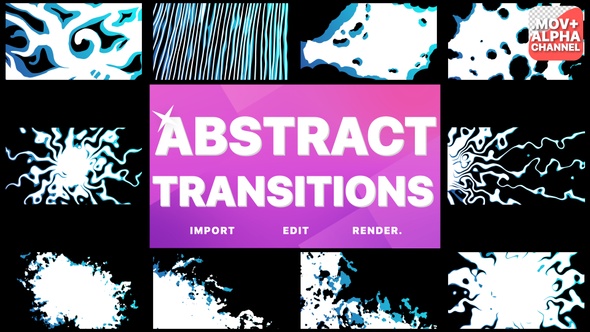 Abstract Transitions Pack | Motion Graphics