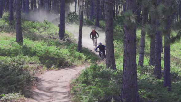 Mountain Biker- Fast dual descend