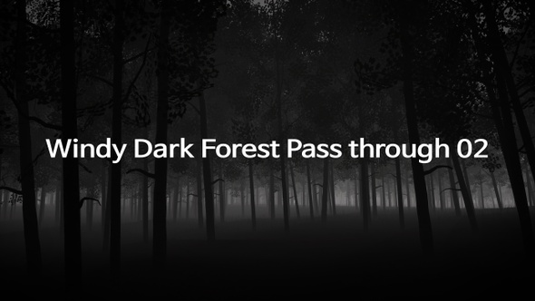 Windy Dark Forest Pass Through 02