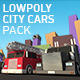 Low Poly City Cars Pack 1 - 3DOcean Item for Sale