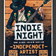 Indie Night Poster/Flayer - GraphicRiver Item for Sale