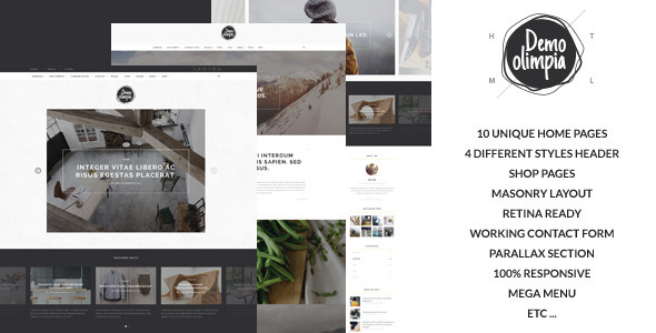 Demo Olimpia | Personal Blog HTML Template