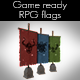 Low Poly RPG Flags - 3DOcean Item for Sale