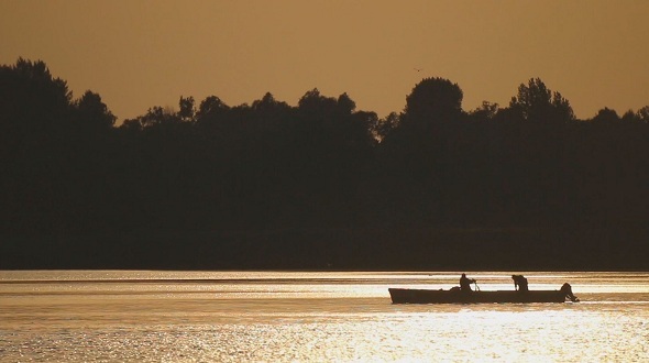 Fishing Boat at Sunset 4