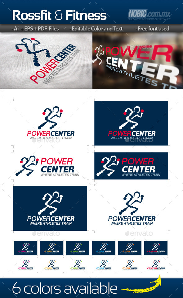 Rossfit and Fitness - Logo Template