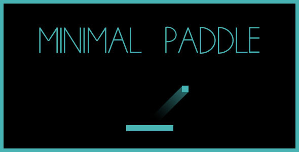 Minimal Paddle - HTML5 Game (Construct 2 & Construct 3)